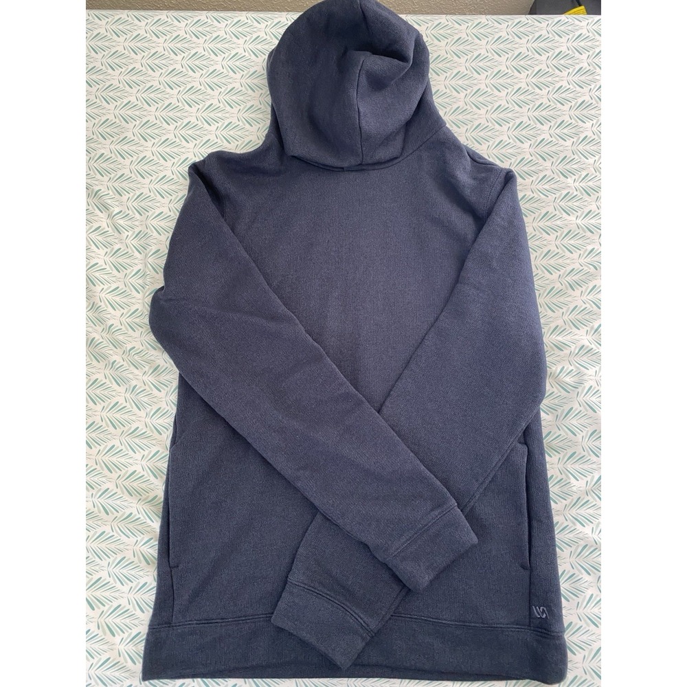 VRST Sweater Men's Small Hoodie Pullover Knit Dark Navy Blue